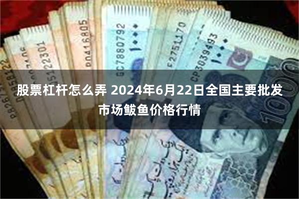 股票杠杆怎么弄 2024年6月22日全国主要批发市场鲅鱼价格行情